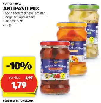 Hofer CUCINA NOBILE ANTIPASTI MIX 280g Angebot