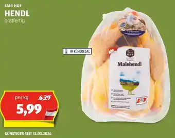 Hofer FAIR HOF HENDL bratfertig per kg Angebot