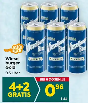 Billa Wiesel- burger Gold 0,5 Liter Angebot