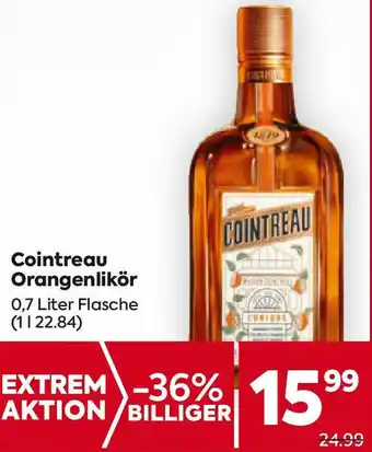 Billa Cointreau Orangenlikör 0,7 Liter Flasche Angebot