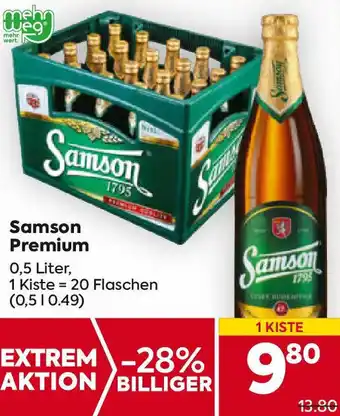 Billa Samson Premium 0,5 Liter Angebot