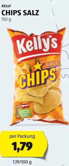 Hofer KELLY CHIPS SALZ 150 g Angebot