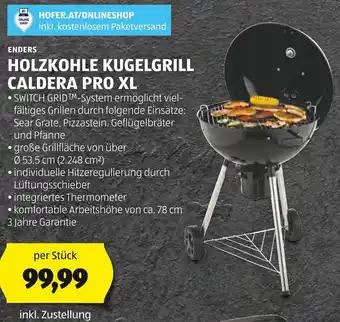 Hofer ENDERS HOLZKOHLE KUGELGRILL CALDERA PRO XL Angebot