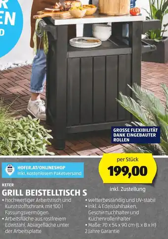 Hofer GRILL BEISTELLTISCH S Angebot