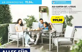 Hofer ALU-GARTEN-SET, 4-TEILIG Angebot