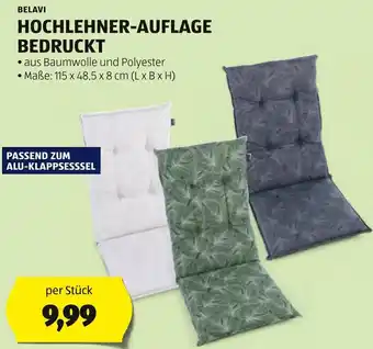 Hofer BELAVI HOCHLEHNER-AUFLAGE BEDRUCKT Angebot