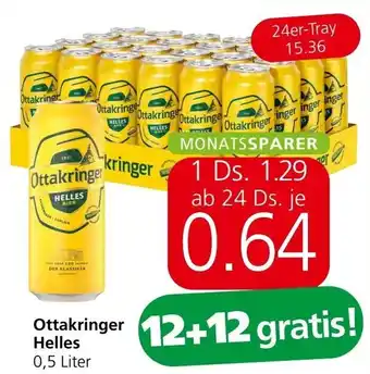 Spar Ottakringer Helles 0,5 Liter Angebot