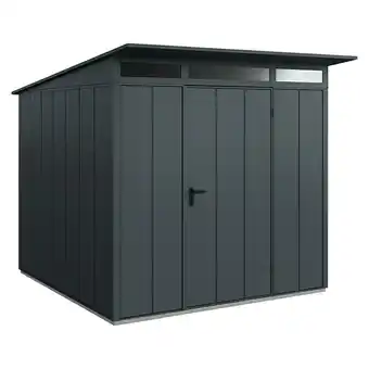 Bauhaus EcoStar Gerätehaus Elegant-P Typ 2 (Außenbreite inkl. Dachüberstand: 247,9 cm, Außentiefe inkl. Dachüberstand: 283,4 cm, Anth Angebot