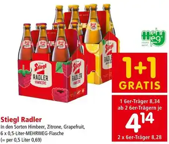 Interspar Stiegl Radler 6 x 0.5Liter Angebot