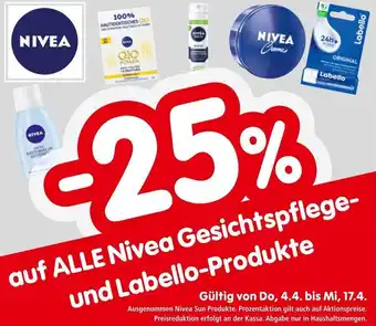 Interspar ALLE Nivea Gesichtspflege- und Labello-Produkte Angebot