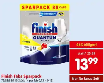 Interspar Finish Tabs Sparpack Angebot
