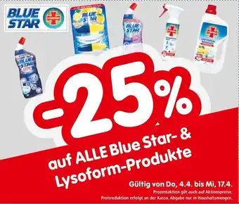 Interspar ALLE Blue Star- & Lysoform-Produkte Angebot