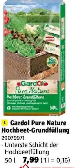 Bauhaus Gardol Pure Nature  Hochbeet-Grundfüllung 50L Angebot