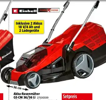 Bauhaus Akku-Rasenmäher GE-CM 36/36 Li Angebot