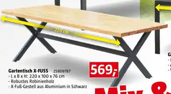 Bauhaus Gartentisch X-FUSS Angebot