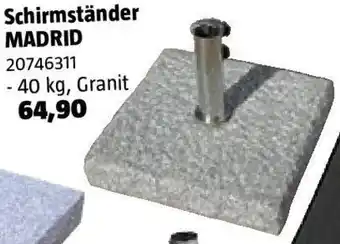 Bauhaus Schirmständer MADRID Angebot