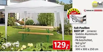 Bauhaus Falt-Pavillon EASY UP Angebot