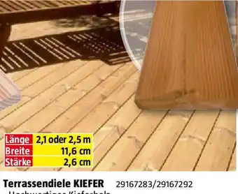 Bauhaus Terrassendiele KIEFER Angebot