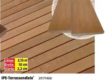 Bauhaus IPE-Terrassendiele Angebot