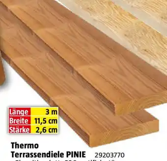 Bauhaus Thermo Terrassendiele PINIE Angebot