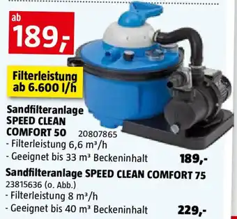 Bauhaus Sandfilteranlage SPEED CLEAN COMFORT 50 Angebot