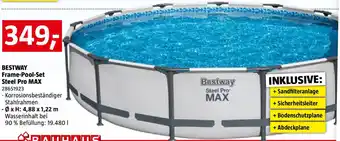 Bauhaus BESTWAY Frame-Pool-Set Steel Pro MAX Angebot