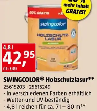 Bauhaus SWINGCOLOR Holzschutzlasur Angebot