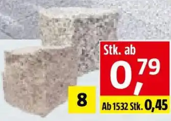 Bauhaus Granitwürfel Angebot