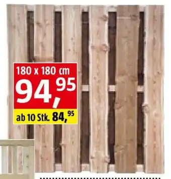 Bauhaus Lärchenzaun RUSTIKAL Angebot
