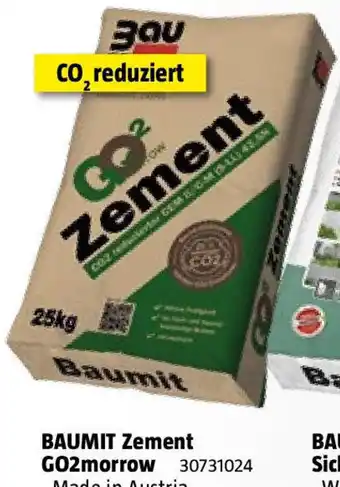 Bauhaus BAUMIT Zement GO2morrow Angebot