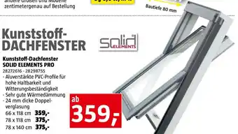 Bauhaus Kunststoff-Dachfenster SOLID ELEMENTS PRO Angebot