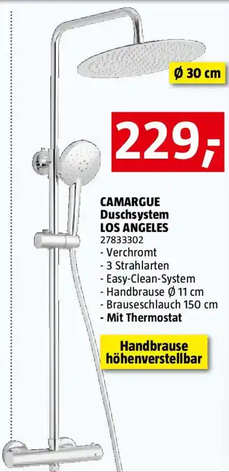 Bauhaus CAMARGUE Duschsystem LOS ANGELES Angebot