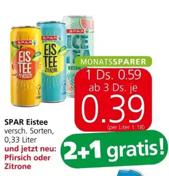 Spar Eistee Angebot