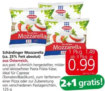 Eurospar Mozzarella Angebot