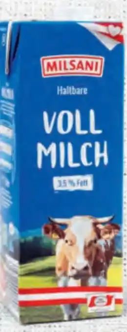 Hofer Haltbare Vollmilch Angebot