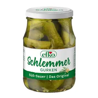 Billa Efko Schlemmergurken div. Sorten BILLA 1 Glas Angebot