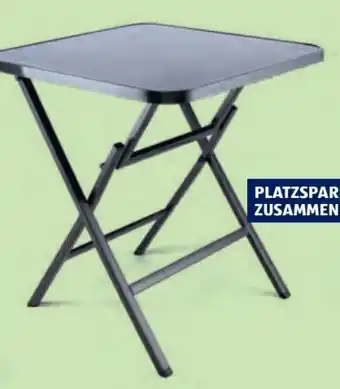 Hofer Alu-Klapptisch Angebot