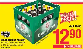 Maximarkt Baumgartner Märzen 0,5 Liter, 1 Kiste Angebot