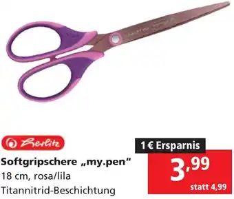 Pagro Diskont Softgripschere,,my.pen Angebot