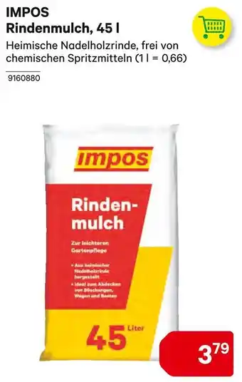 BayWa IMPOS Rindenmulch, 45L Angebot