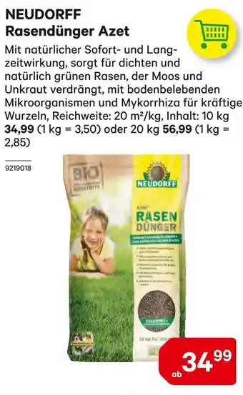 BayWa NEUDORFF Rasendünger Azet Angebot