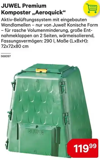 BayWa JUWEL Premium Komposter „Aeroquick Angebot
