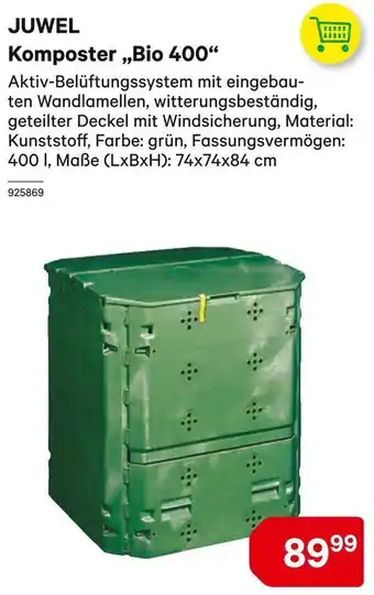 BayWa JUWEL Komposter,,Bio 400 Angebot