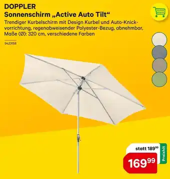BayWa DOPPLER Sonnenschirm „Active Auto Tilt Angebot