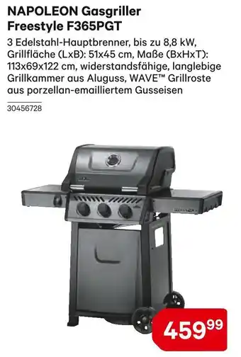 BayWa NAPOLEON Gasgriller Freestyle F365PGT Angebot