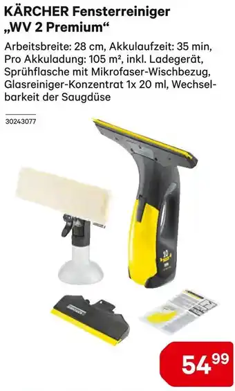 KÄRCHER Fensterreiniger ,,WV 2 Premium