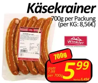Wurstico Käsekrainer Angebot