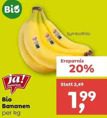 ADEG Bio Bananen Angebot