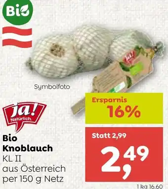 ADEG Bio Knoblauch Angebot