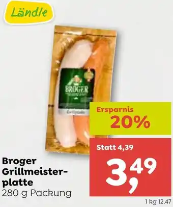 Broger Grillmeister- platte